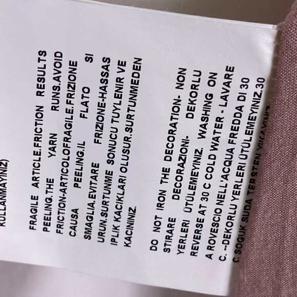 Khamsin Shirt Dress V-neck Layered Hem 3/4 Sleeves - Picture 7 of 7